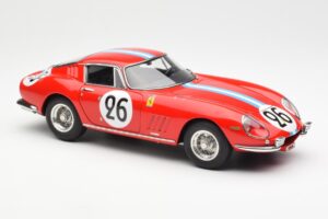 Ferrari 275 GTB Competizione #26 G. Biscaldi / A. de Bourbon Team Hugus 24 Hours of Le Mans 1966 CMC 1:18 M-199 Metall - pilt 4/6