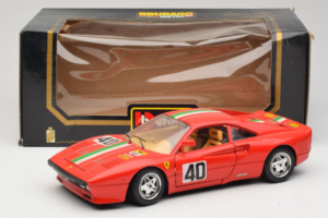 Ferrari 288 GTO #40 Punane Itaalia Lipp 1984 Bburago 1:18 3027-P1 Metall - pilt 8/8