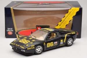 Ferrari 288 GTO #86 Must Piiratud Väljaanne 1984 Bburago 1:18 3027-B1 Metall - pilt 8/8