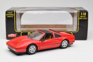 Ferrari 328 GTS Punane Anson 1:18 TY11078 Metall - pilt 8/8