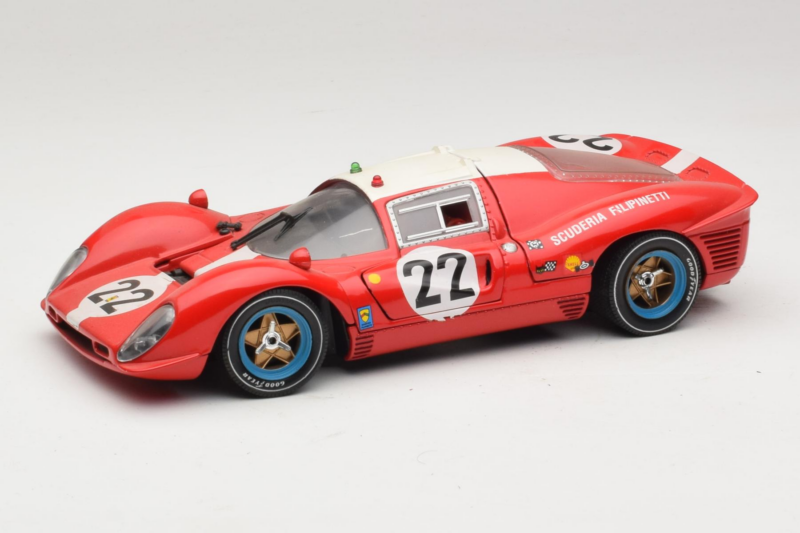 Ferrari 330 P4 #22 Scuderia Filipinetti Poor Condition 1967 Revell 1:18 48825-P1 Metall