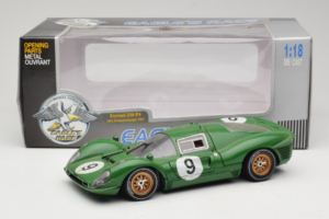 Ferrari 330 P4 #9 Roheline Spa-Francorchamps 1967 Eagles Race 1:18 41007 Metall - pilt 8/8