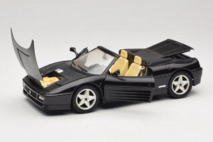 Ferrari 348 Spider Must Hõbedate Velgedega Mira 1:18 6918 Metall - pilt 2/8