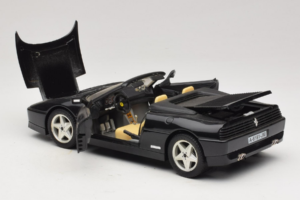 Ferrari 348 Spider Must Hõbedate Velgedega Mira 1:18 6918 Metall - pilt 5/8