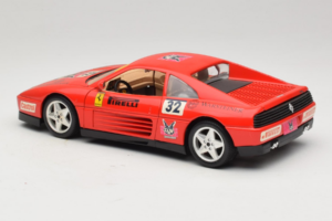 Ferrari 348 TB #32 Pirelli Punane 1989 Bburago 1:18 3039-P1 Metall - pilt 7/8