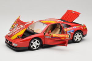 Ferrari 348 TB #5 Monroe Punane 1989 Bburago 1:18 3039-M1 Metall - pilt 2/8