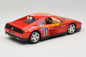 Ferrari 348 TB #5 Monroe Punane 1989 Bburago 1:18 3039-M1 Metall - pilt 3/8