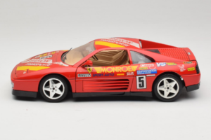 Ferrari 348 TB #5 Monroe Punane 1989 Bburago 1:18 3039-M1 Metall - pilt 4/8