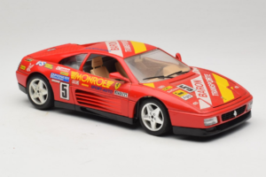 Ferrari 348 TB #5 Monroe Punane 1989 Bburago 1:18 3039-M1 Metall - pilt 6/8