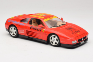 Ferrari 348tb Pirelli Punane Bburago 1:18 3039-P2 Metall - pilt 6/8