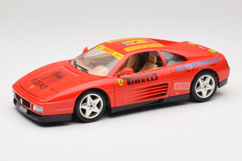 Ferrari 348tb Pirelli Punane Bburago 1:18 3039-P2 Metall