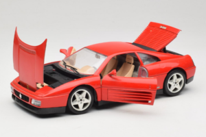 Ferrari 348tb Punane Bburago 1:18 3039-R1 Metall - pilt 2/8