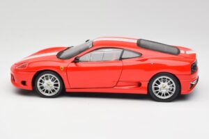 Ferrari 360 Challenge Stradale Punane Hot Wheels 1:18 C0407 Metall - pilt 4/8