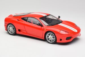 Ferrari 360 Challenge Stradale Punane Hot Wheels 1:18 C0407 Metall - pilt 6/8