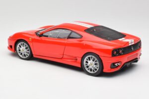 Ferrari 360 Challenge Stradale Punane Hot Wheels 1:18 C0407 Metall - pilt 7/8