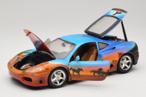 Ferrari 360 Modena Bracio Gotz Running Horses Livery Bburago 1:18 3358-B1 Metall - pilt 2/8
