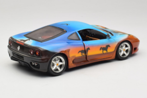 Ferrari 360 Modena Bracio Gotz Running Horses Livery Bburago 1:18 3358-B1 Metall - pilt 3/8