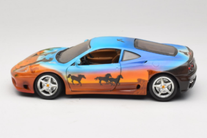 Ferrari 360 Modena Bracio Gotz Running Horses Livery Bburago 1:18 3358-B1 Metall - pilt 4/8