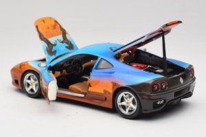 Ferrari 360 Modena Bracio Gotz Running Horses Livery Bburago 1:18 3358-B1 Metall - pilt 5/8