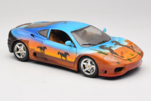 Ferrari 360 Modena Bracio Gotz Running Horses Livery Bburago 1:18 3358-B1 Metall - pilt 6/8