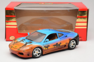 Ferrari 360 Modena Bracio Gotz Running Horses Livery Bburago 1:18 3358-B1 Metall - pilt 8/8