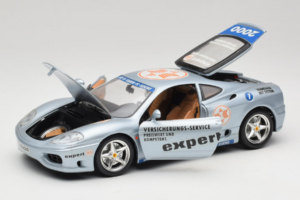 Ferrari 360 Modena Expert #1 Hõbedane Bburago 1:18 3348-S1 Metall - pilt 2/8