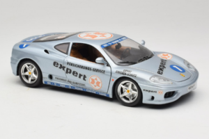 Ferrari 360 Modena Expert #1 Hõbedane Bburago 1:18 3348-S1 Metall - pilt 6/8