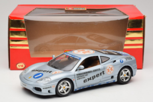 Ferrari 360 Modena Expert #1 Hõbedane Bburago 1:18 3348-S1 Metall - pilt 8/8