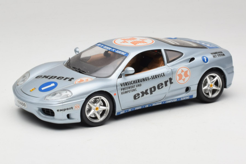 Ferrari 360 Modena Expert #1 Hõbedane Bburago 1:18 3348-S1 Metall