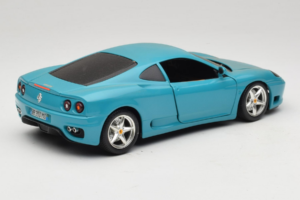 Ferrari 360 Modena Migros Piiratud Väljaanne 333 tk Sinine Bburago 1:18 3358-G1 Metall - pilt 3/8