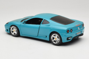 Ferrari 360 Modena Migros Piiratud Väljaanne 333 tk Sinine Bburago 1:18 3358-G1 Metall - pilt 7/8