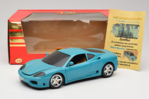 Ferrari 360 Modena Migros Piiratud Väljaanne 333 tk Sinine Bburago 1:18 3358-G1 Metall - pilt 8/8