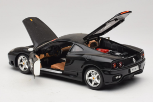 Ferrari 360 Modena #14 Must Piiratud Väljaanne Bburago 1:18 3368-B1 Metall - pilt 5/8