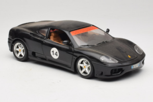 Ferrari 360 Modena #14 Must Piiratud Väljaanne Bburago 1:18 3368-B1 Metall - pilt 6/8
