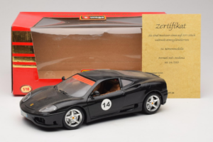 Ferrari 360 Modena #14 Must Piiratud Väljaanne Bburago 1:18 3368-B1 Metall - pilt 8/8