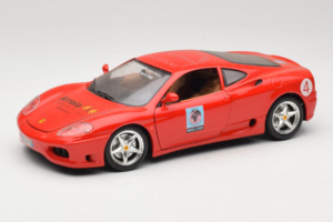 Ferrari 360 Modena Bevro International #4 Piiratud Väljaanne 111 tk Punane Bburago 1:18 3358-P1 Metall