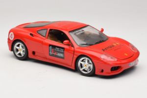 Ferrari 360 Modena Bevro International #4 Piiratud Väljaanne 111 tk Punane Bburago 1:18 3358-P1 Metall - pilt 6/8