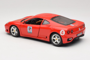 Ferrari 360 Modena Bevro International #4 Piiratud Väljaanne 111 tk Punane Bburago 1:18 3358-P1 Metall - pilt 7/8