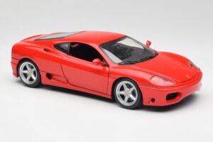 Ferrari 360 Modena Punane Hot Wheels 1:18 25736 Metall - pilt 6/8