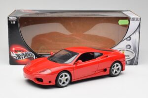 Ferrari 360 Modena Punane Hot Wheels 1:18 25736 Metall - pilt 8/8