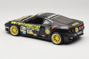 Ferrari 360 Modena Rentabel #314 Gagliardi Must Bburago 1:18 3378-B1 Metall - pilt 7/8