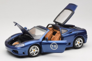 Ferrari 360 Modena Targa Piiratud Väljaanne 333 tk Lilla Metallic Bburago 1:18 3348-F1 Metall - pilt 2/8