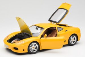 Ferrari 360 Modena Kollane Bburago 1:18 3368 Metall - pilt 2/8