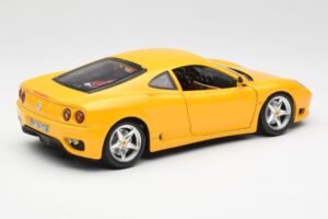 Ferrari 360 Modena Kollane Bburago 1:18 3368 Metall - pilt 3/8