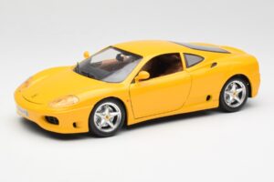 Ferrari 360 Modena Kollane Bburago 1:18 3368 Metall