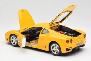 Ferrari 360 Modena Kollane Bburago 1:18 3368 Metall - pilt 5/8