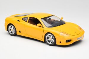 Ferrari 360 Modena Kollane Bburago 1:18 3368 Metall - pilt 6/8