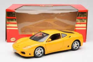 Ferrari 360 Modena Kollane Bburago 1:18 3368 Metall - pilt 8/8