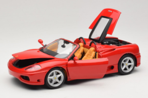 Ferrari 360 Spider Punane Hot Wheels 1:18 27774-M1 Metall - pilt 2/8