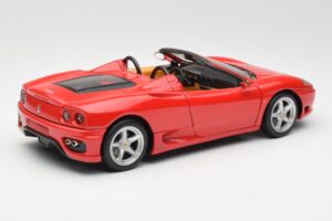 Ferrari 360 Spider Punane Hot Wheels 1:18 FER129 Metall - pilt 3/8